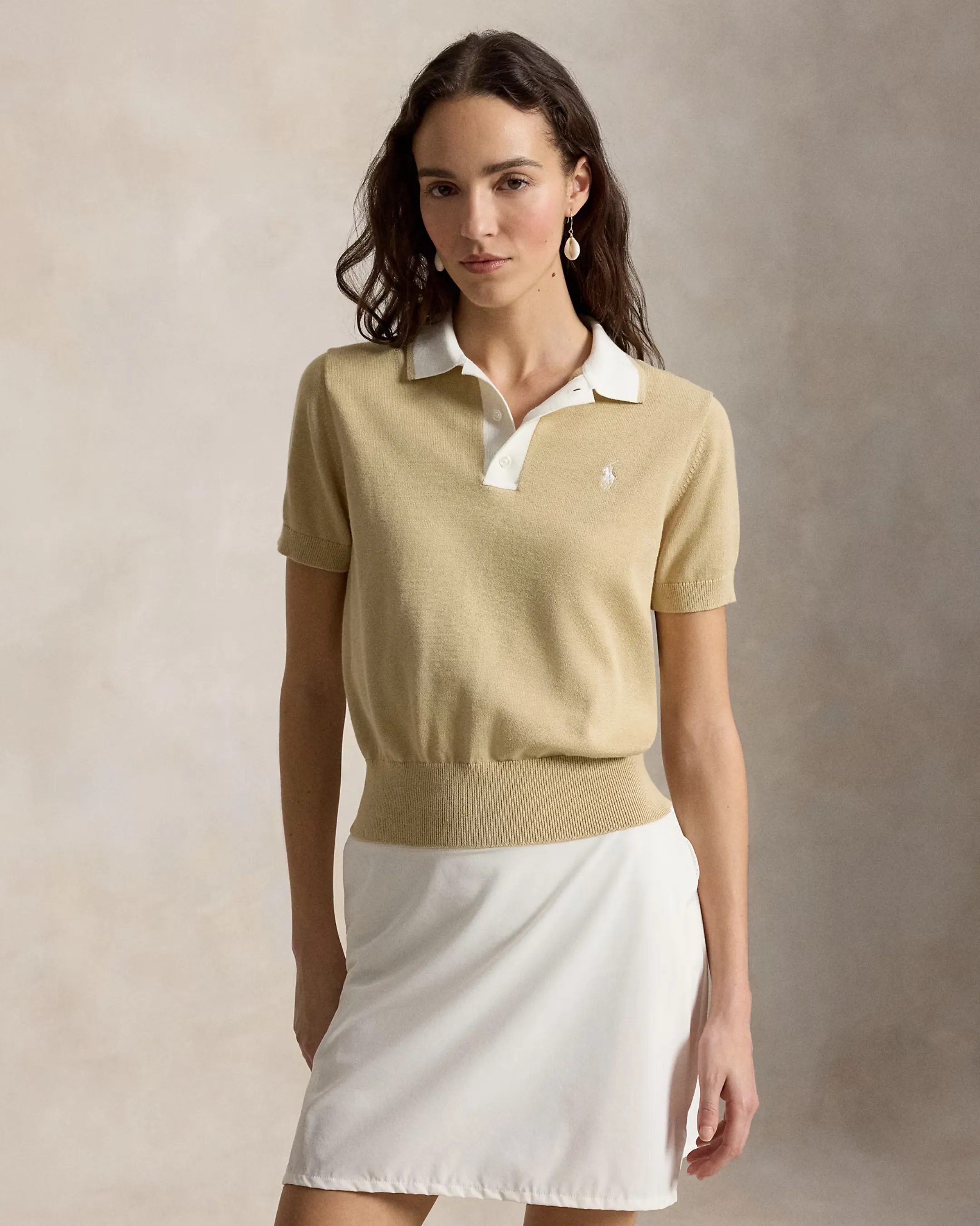 RLX Ralph Lauren Cotton-Blend Polo-Collar Jumper